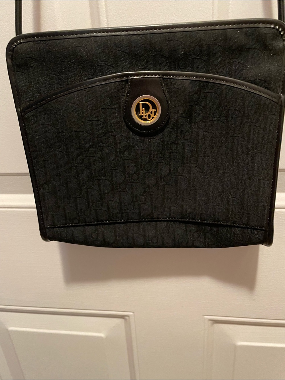Vintage Christian Dior Black trotter Crossbody Bag excellent condition - Picture 14 of 16